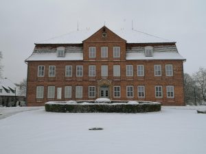 Schloss Plüschow im Dezember 2023